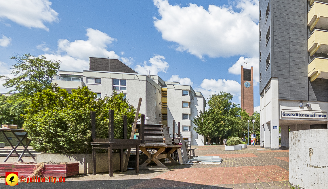 12.06.2023 - kein Grün mehr im Biergarten im Marx-Zentrum
